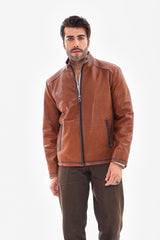 The Varden Tan Leather Jacket