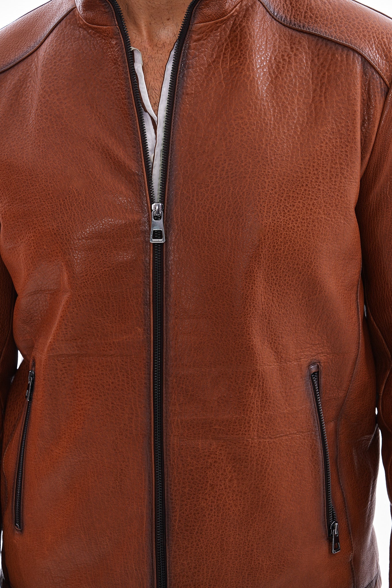 The Varden Tan Leather Jacket