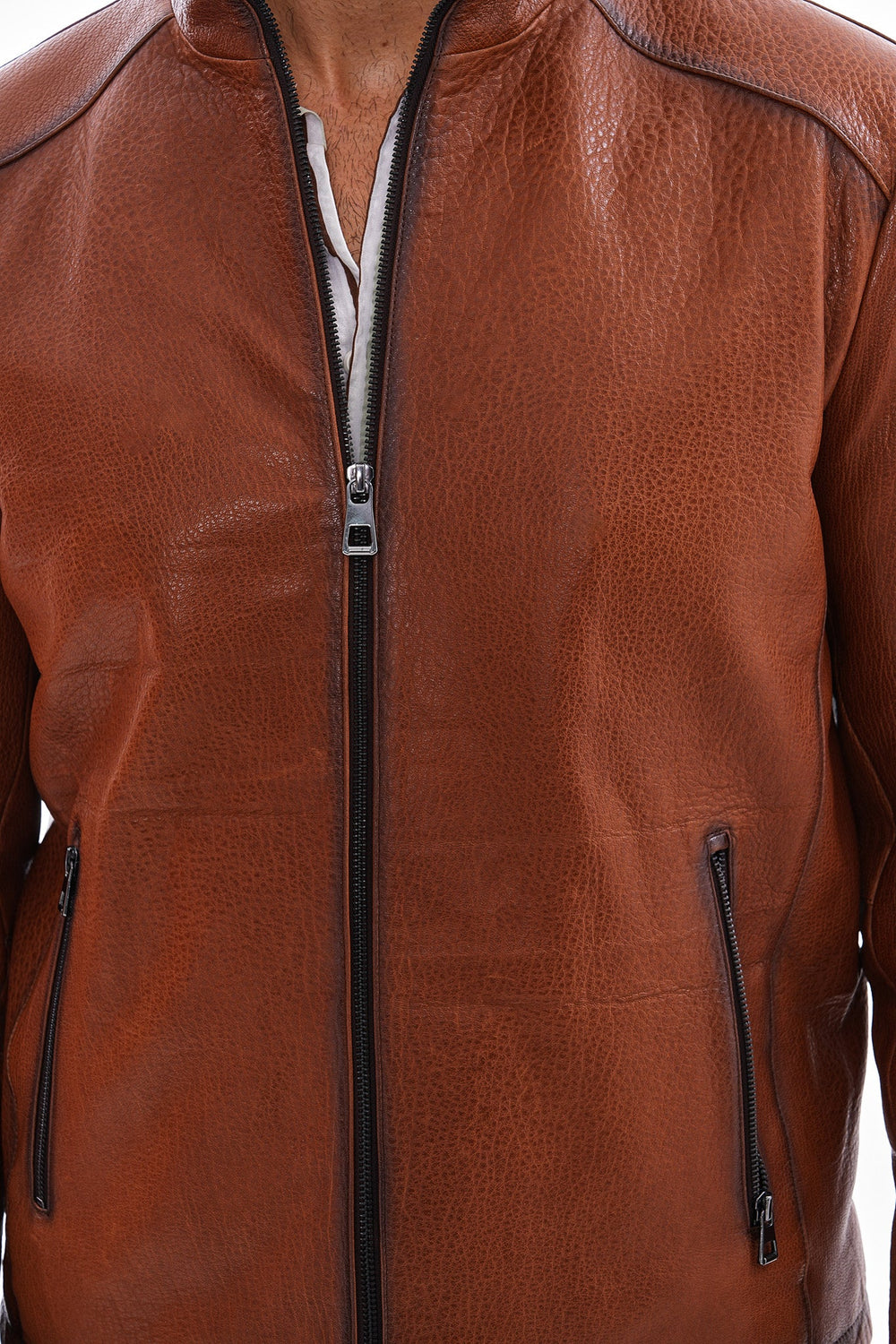 The Varden Tan Leather Jacket