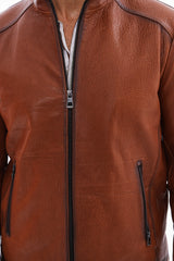 The Varden Tan Leather Jacket