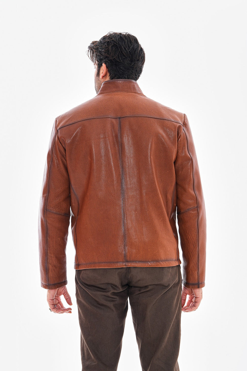 The Varden Tan Leather Jacket