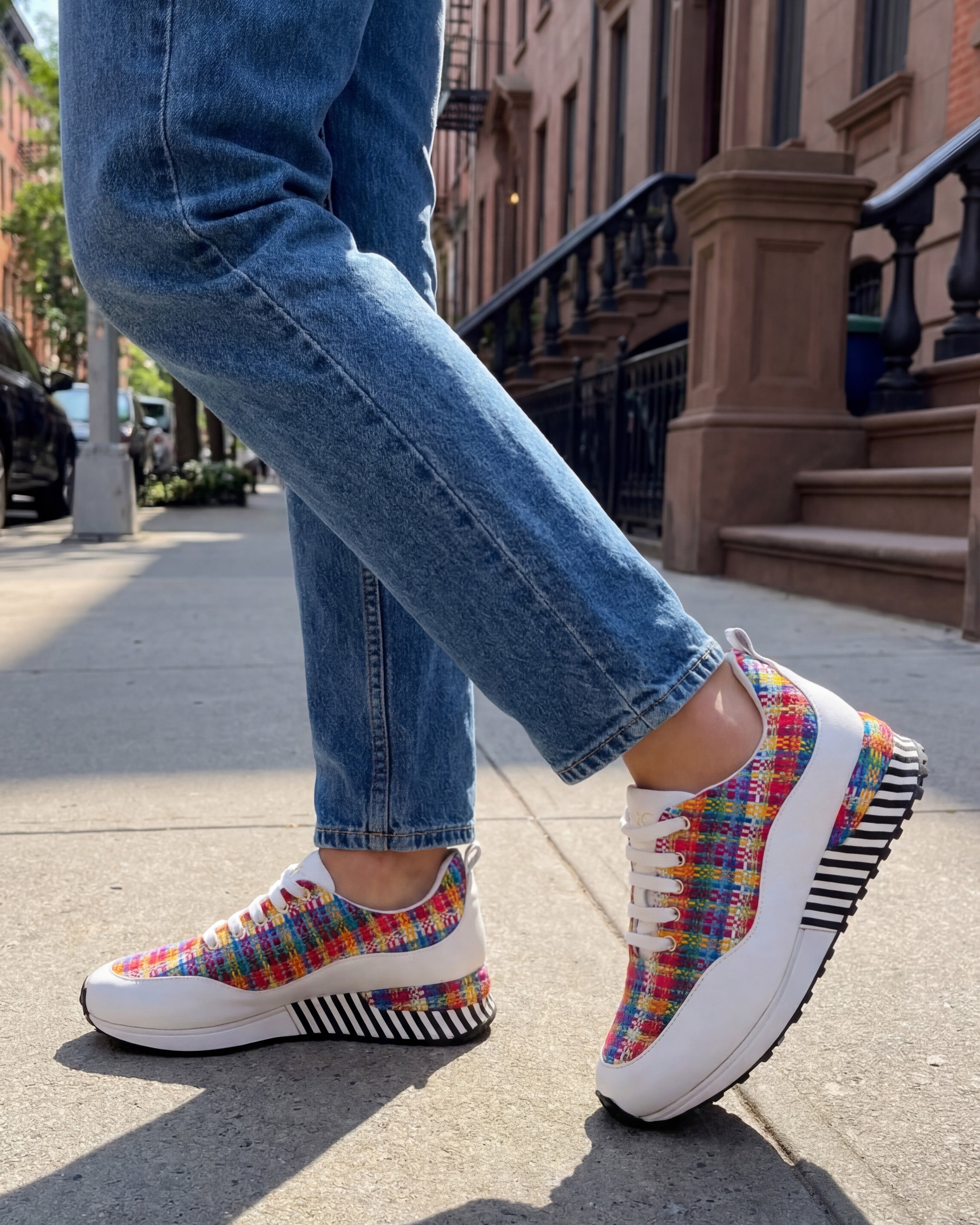 The Valencia White Leather Sneaker