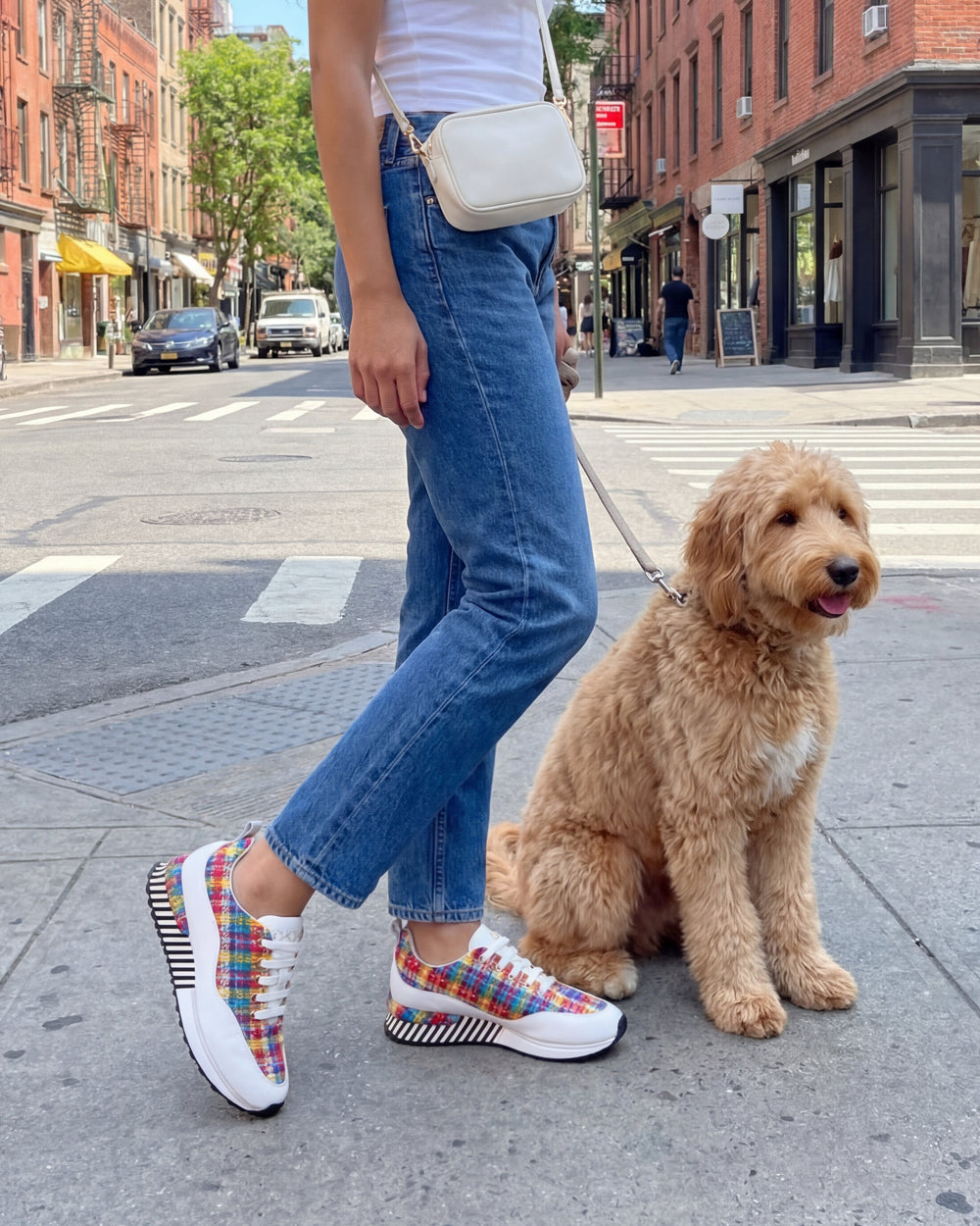 The Valencia White Leather Sneaker
