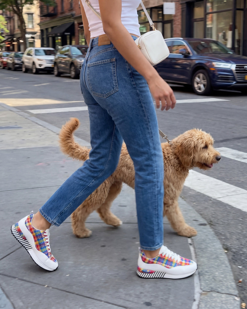 The Valencia White Leather Sneaker