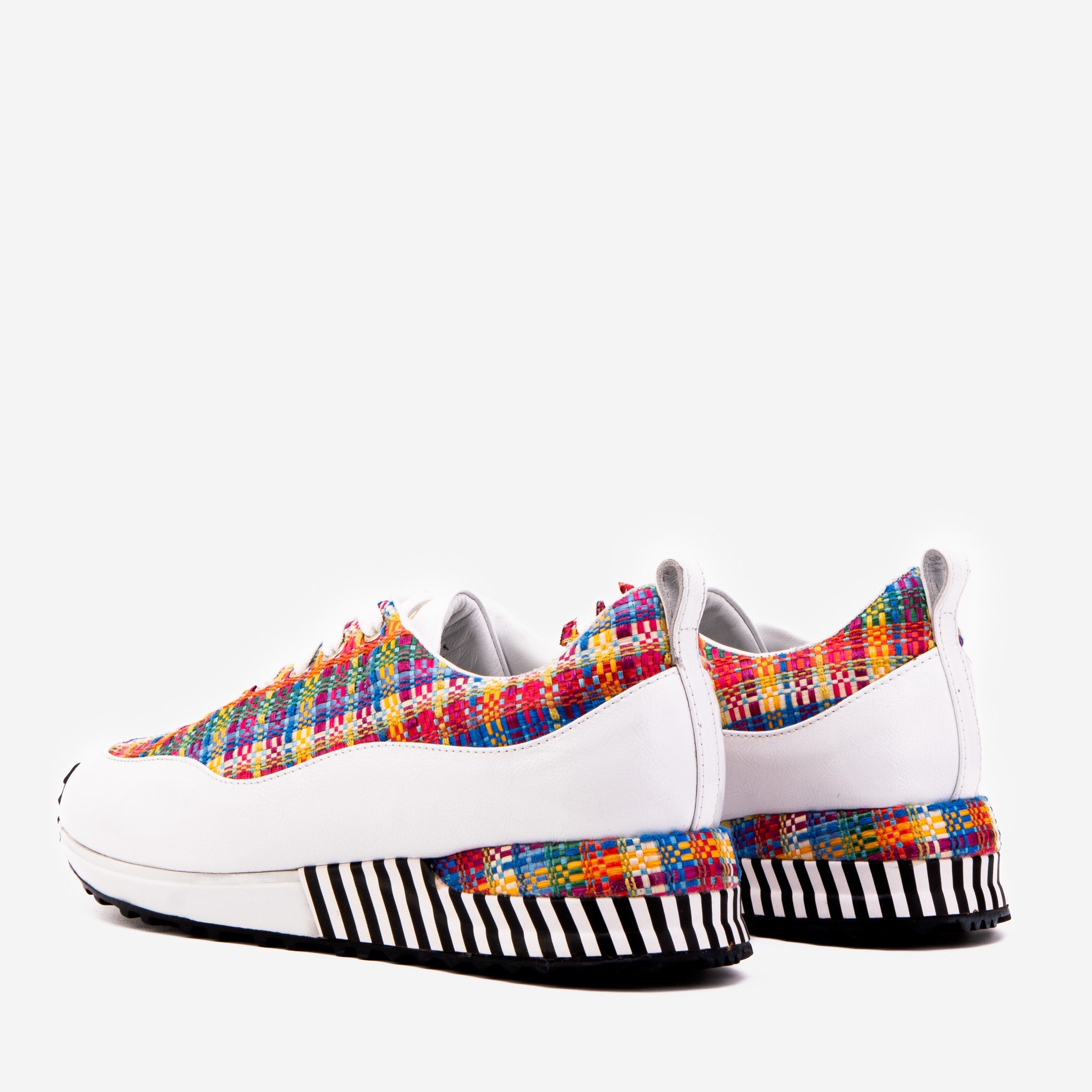 The Valencia White Leather Sneaker