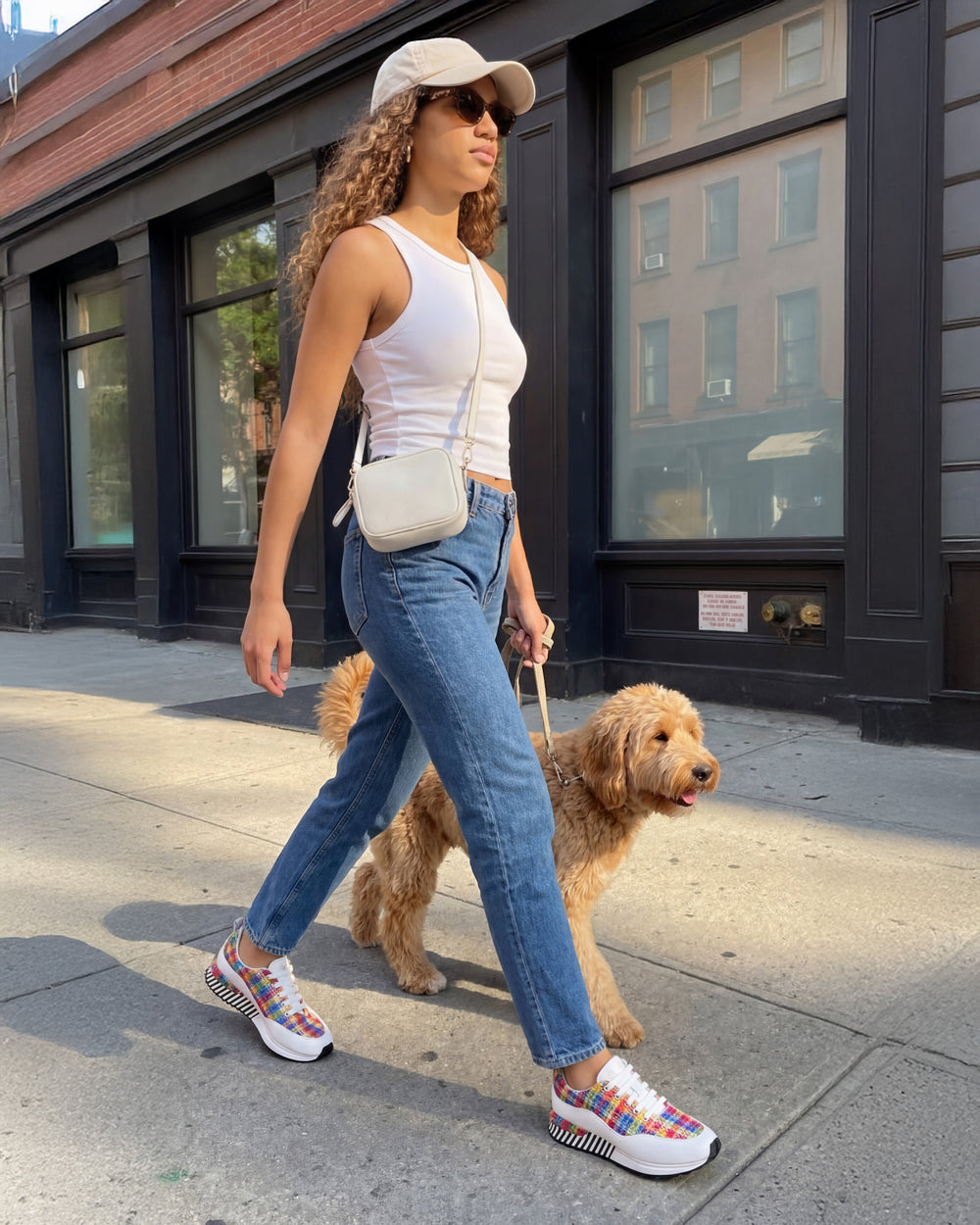 The Valencia White Leather Sneaker
