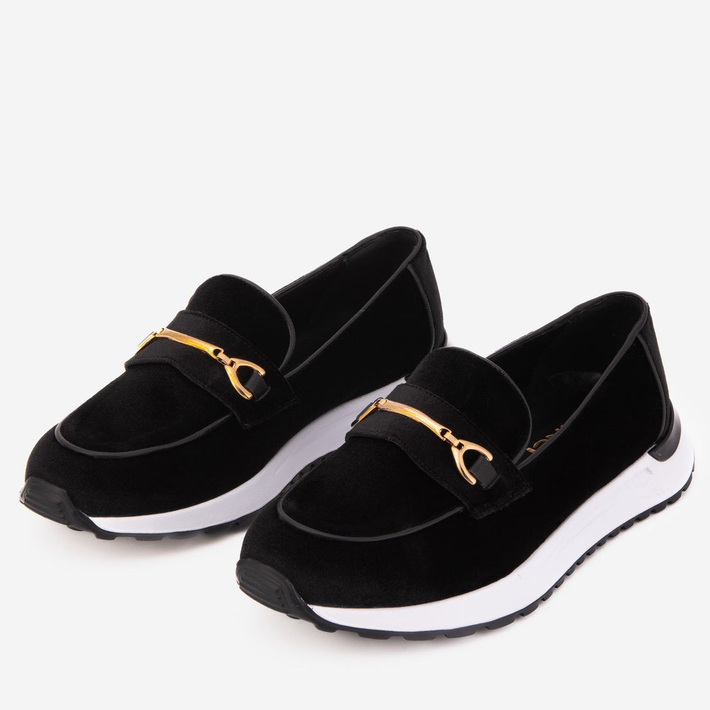 The Milan Black Leather Sneaker