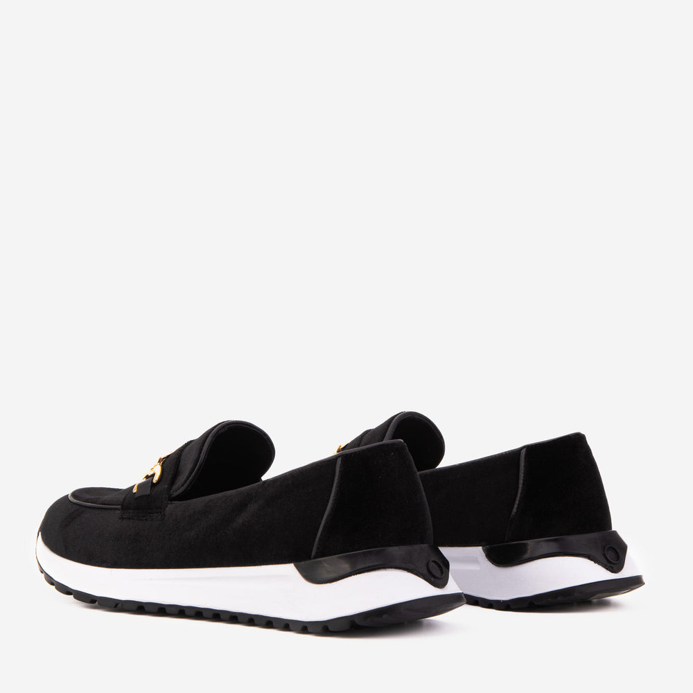 The Milan Black Leather Sneaker