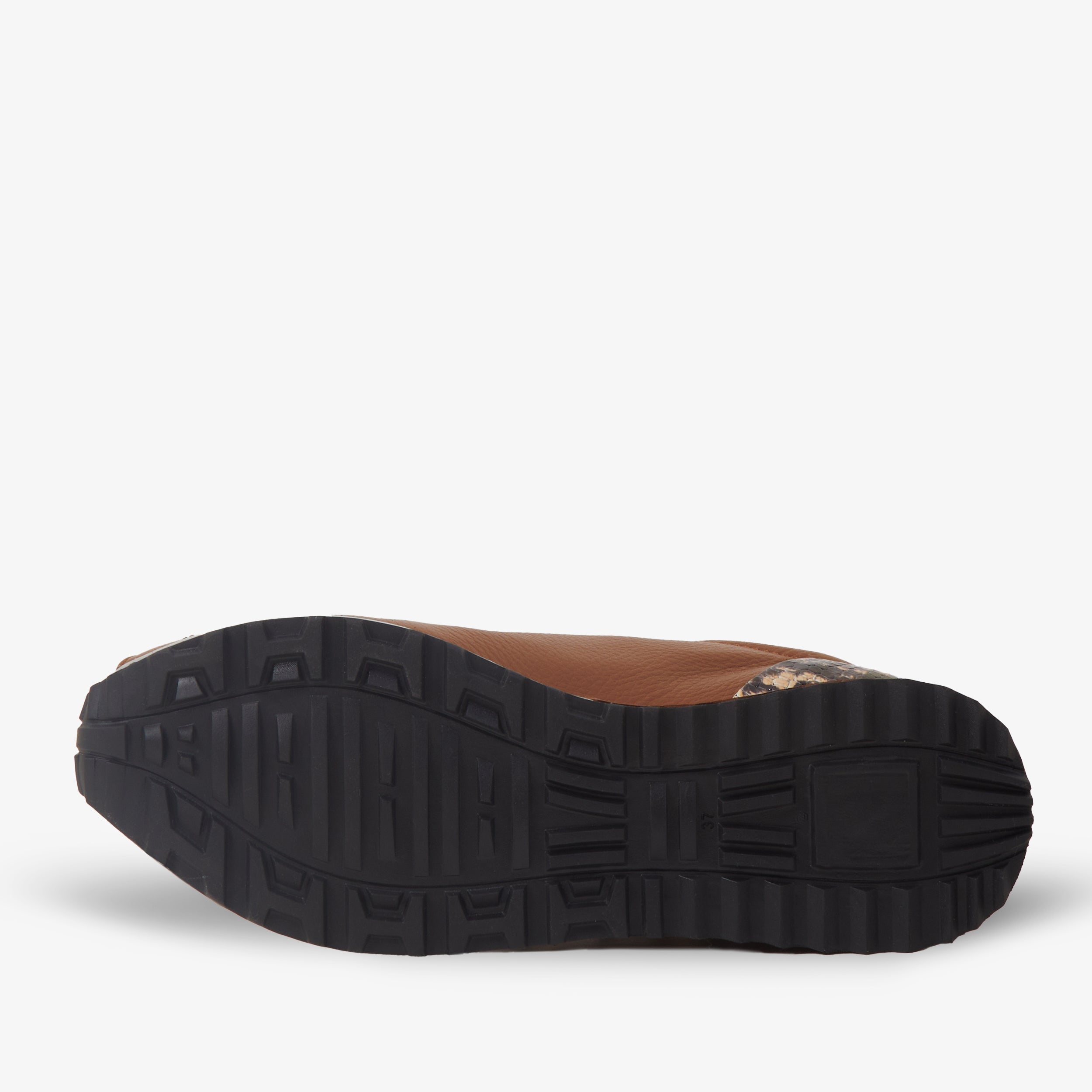 The Infanta Tan  Spike Leather Sneaker Limited Edition