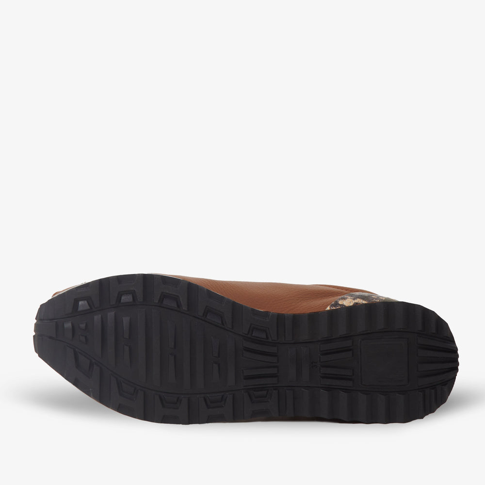 The Infanta Tan  Spike Leather Sneaker Limited Edition