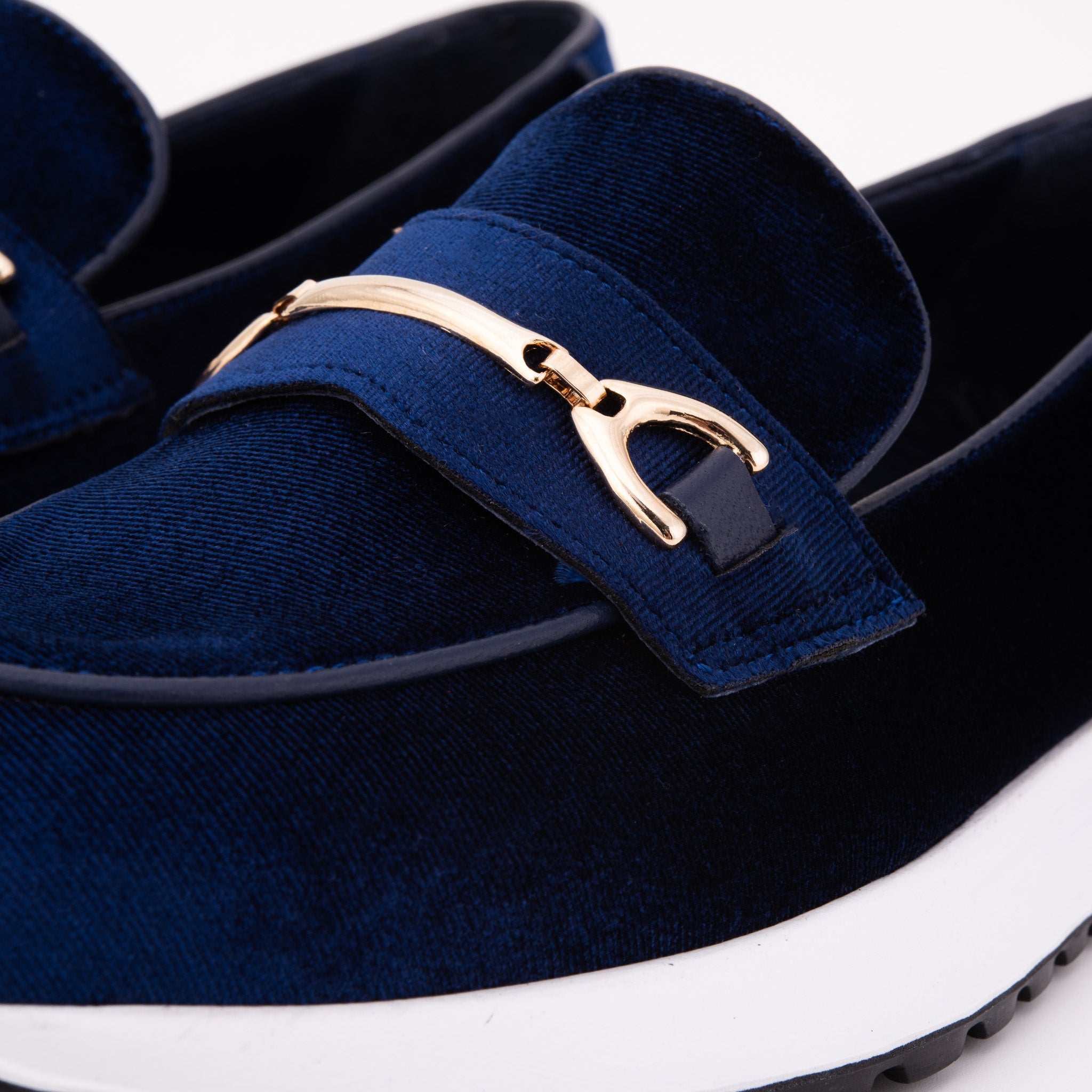 The Milan Navy Blue Leather Sneaker