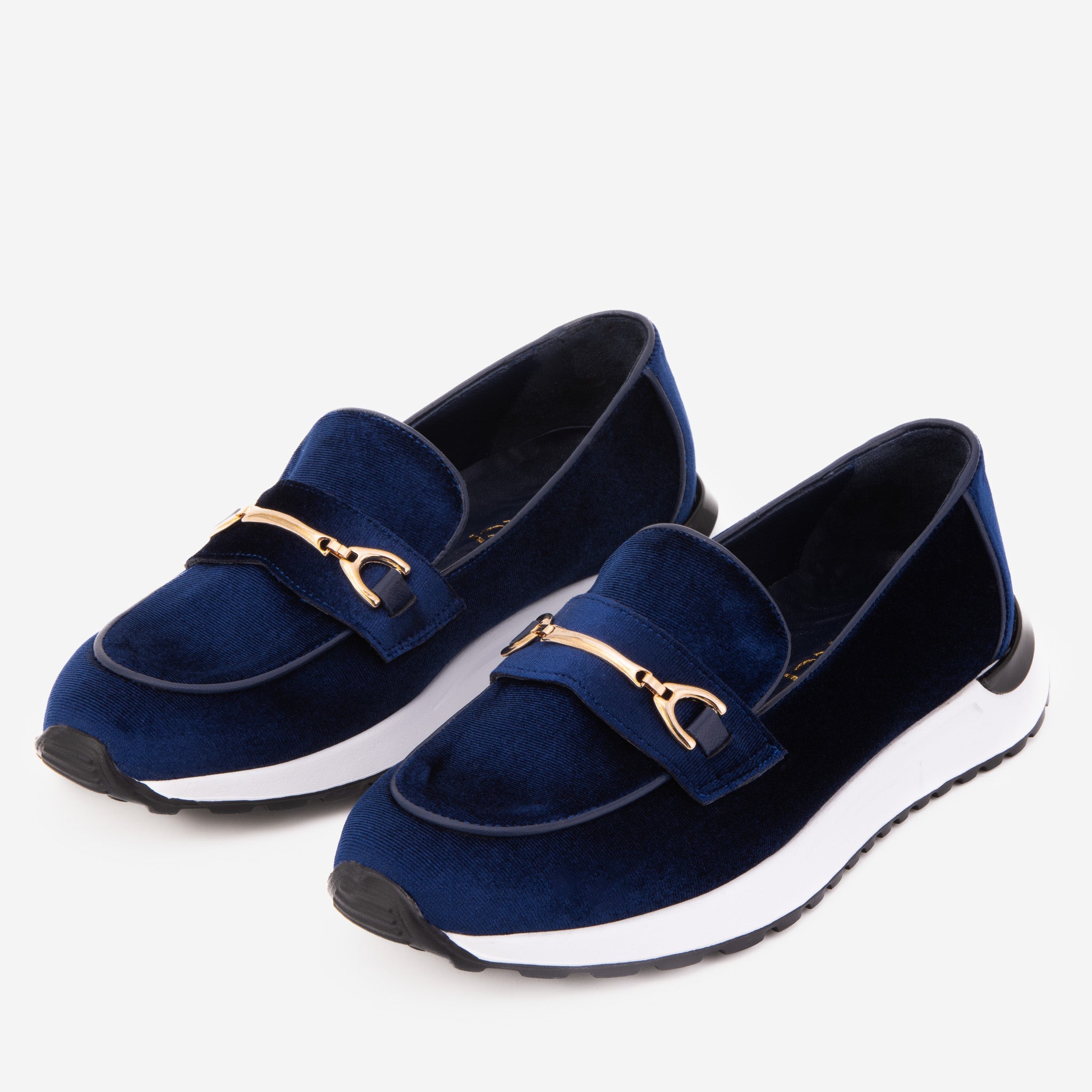 The Milan Navy Blue Leather Sneaker