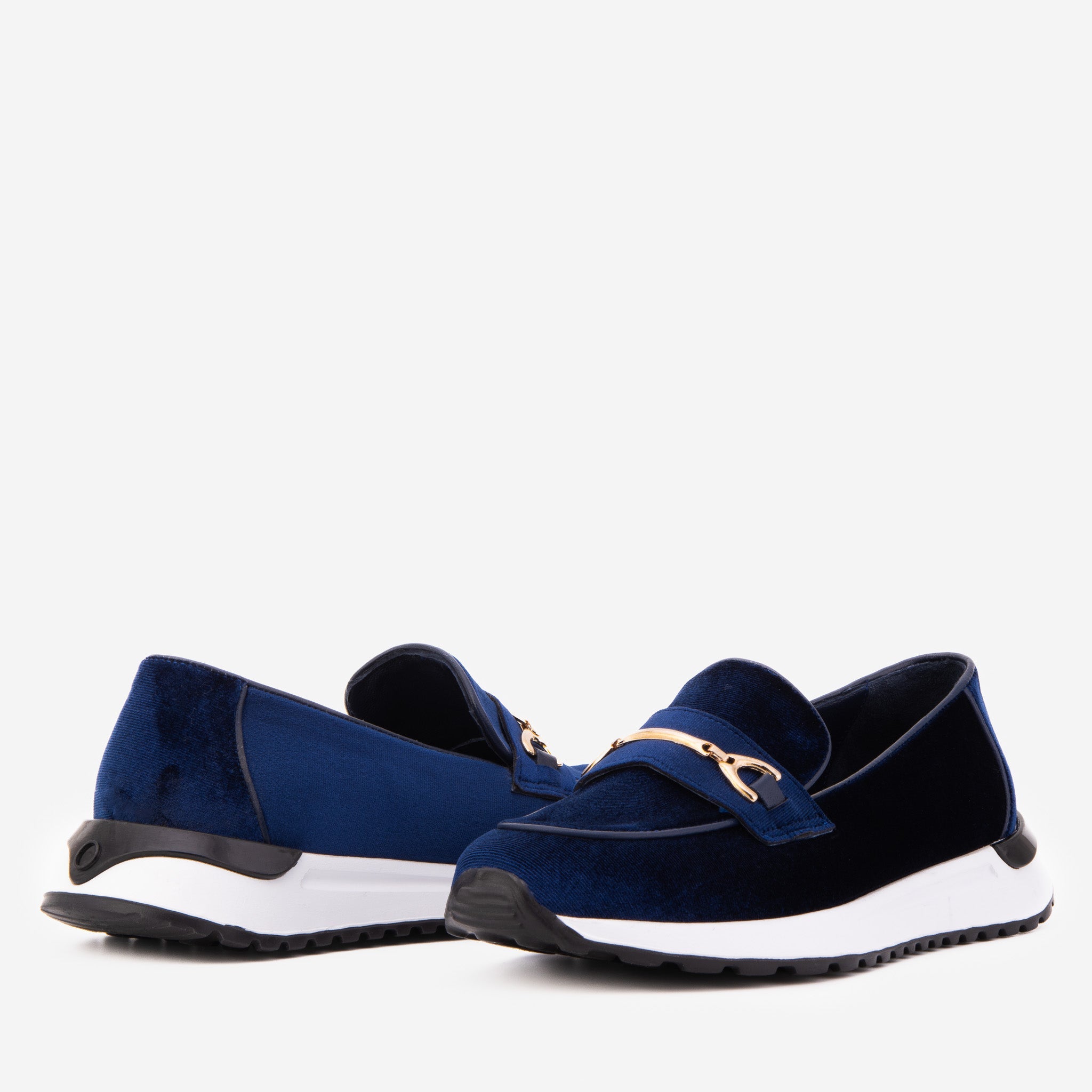 The Milan Navy Blue Leather Sneaker