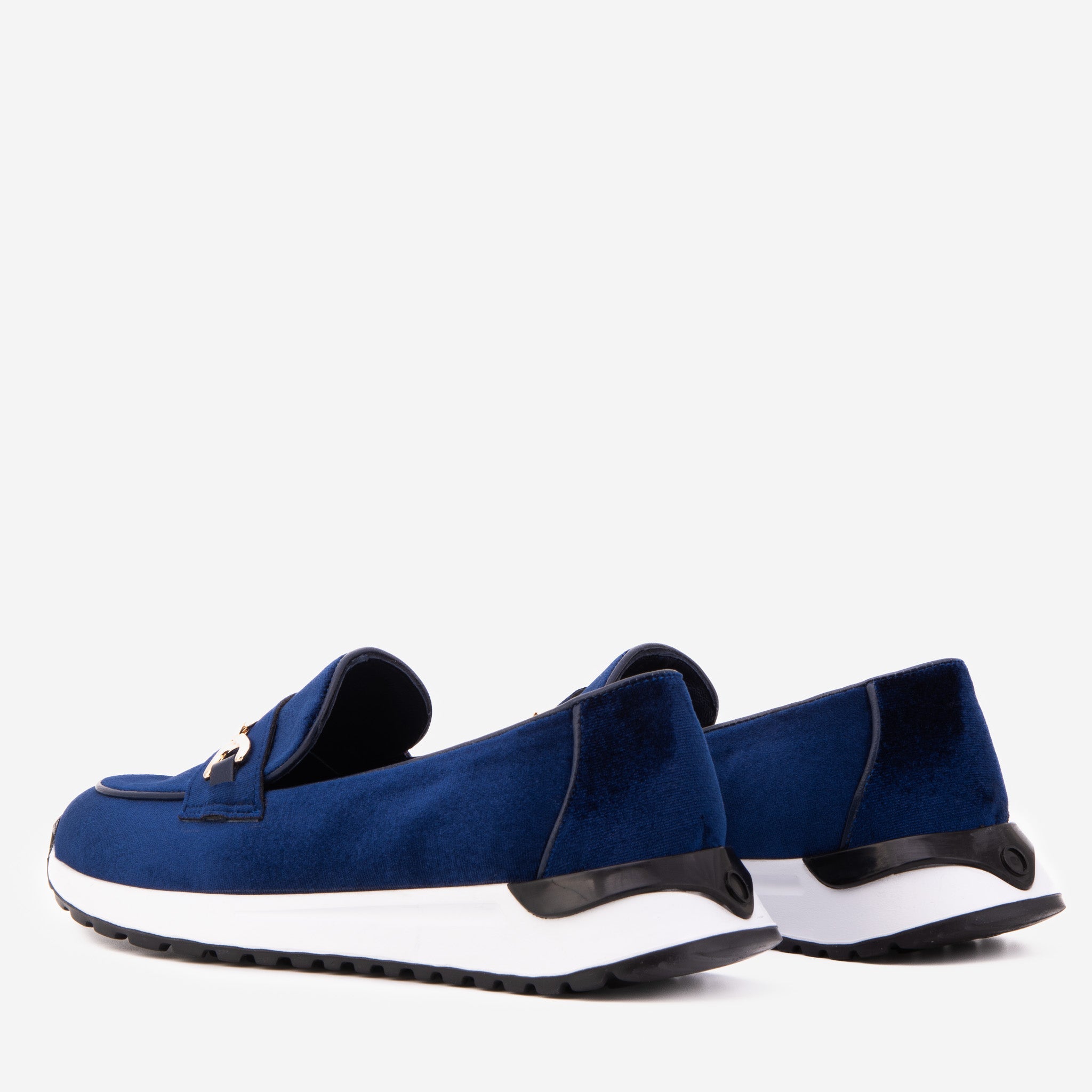 The Milan Navy Blue Leather Sneaker