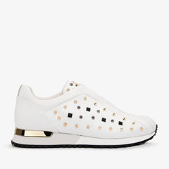 The Infanta White Spike Leather Sneaker  Limited Edition