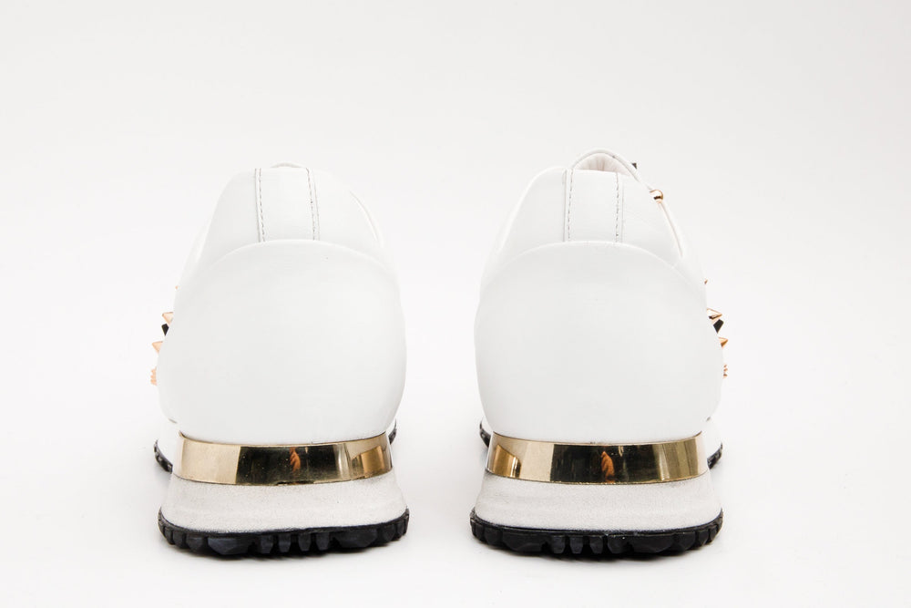 The Infanta White Spike Leather Sneaker  Limited Edition