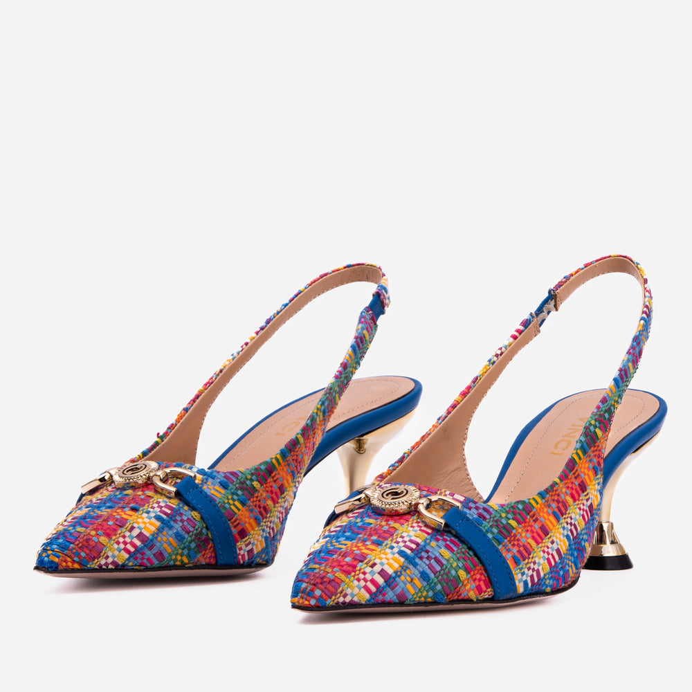 The Zoe Leather Slingback Sandal