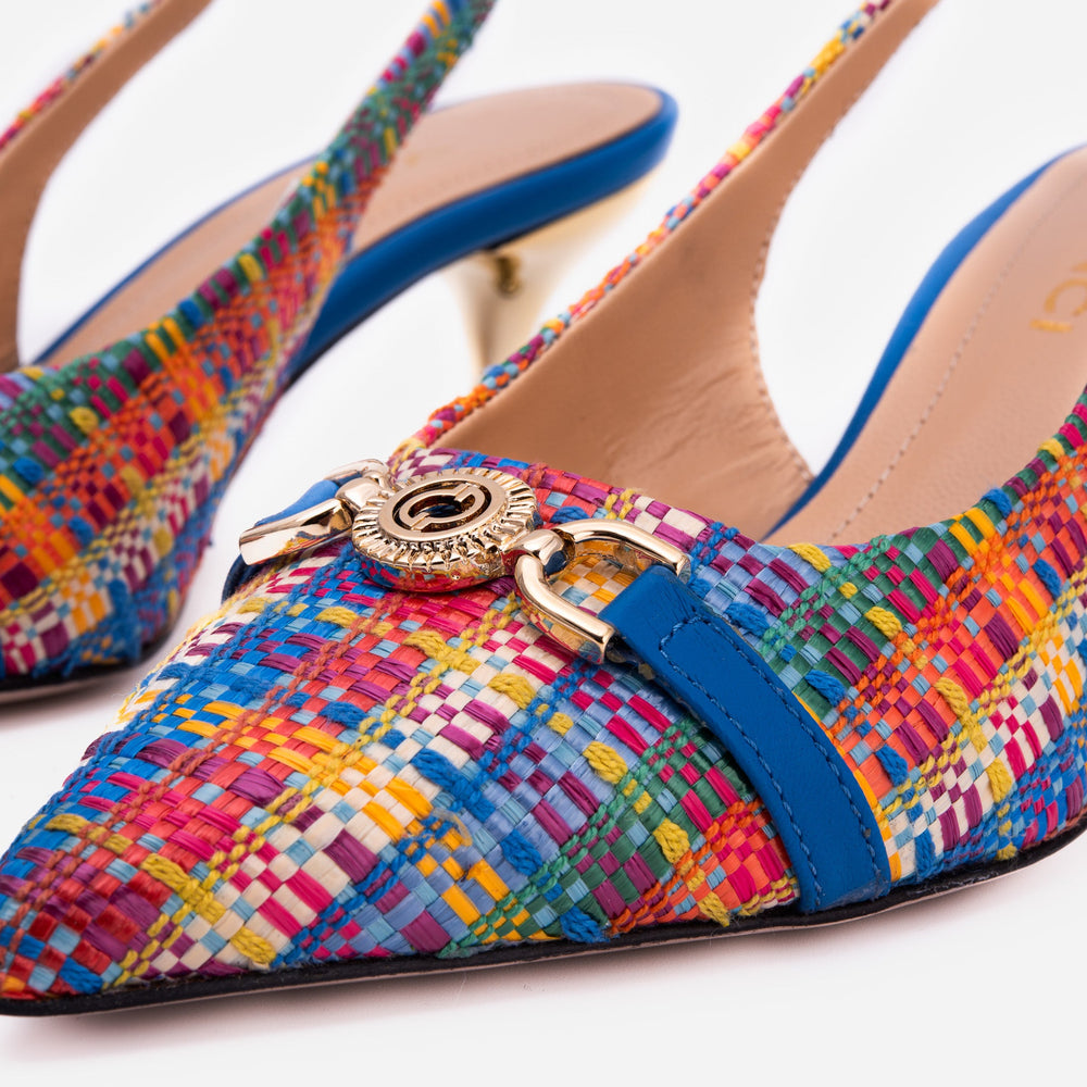 The Zoe Leather Slingback Sandal