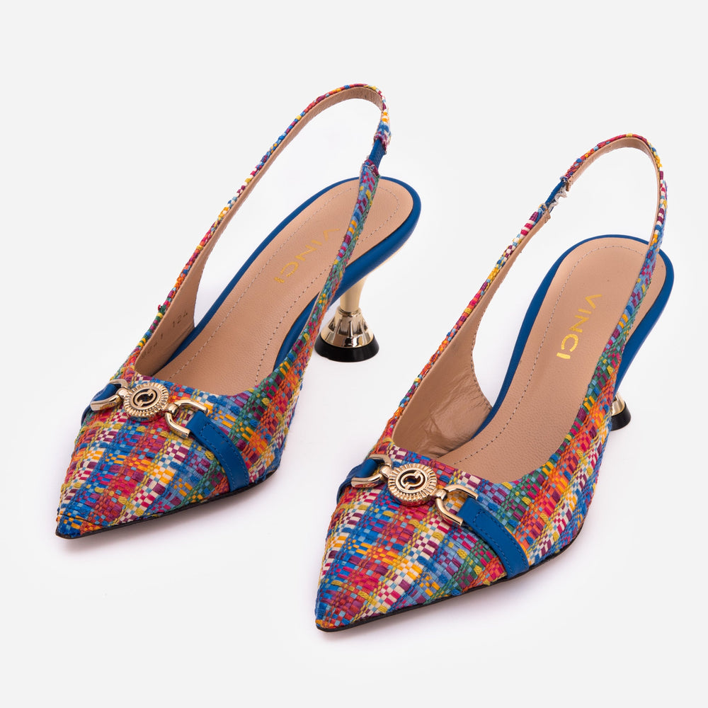 The Zoe Leather Slingback Sandal