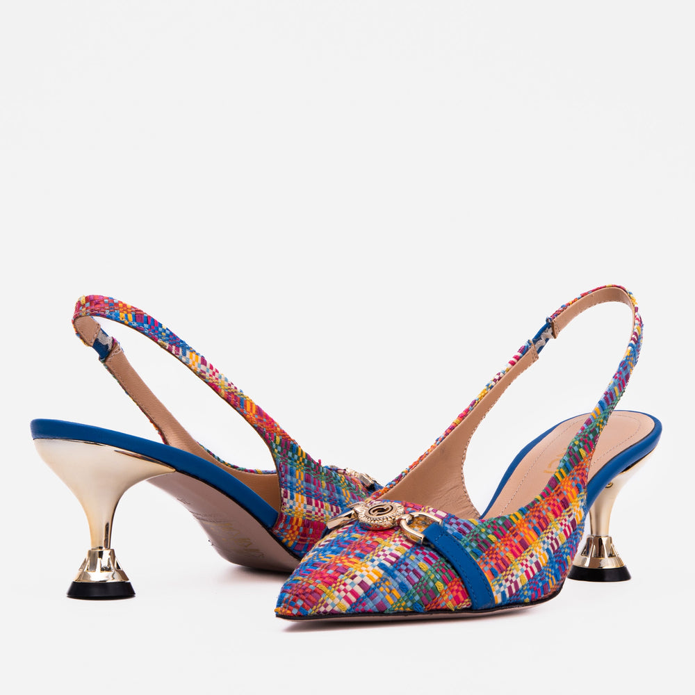 The Zoe Leather Slingback Sandal