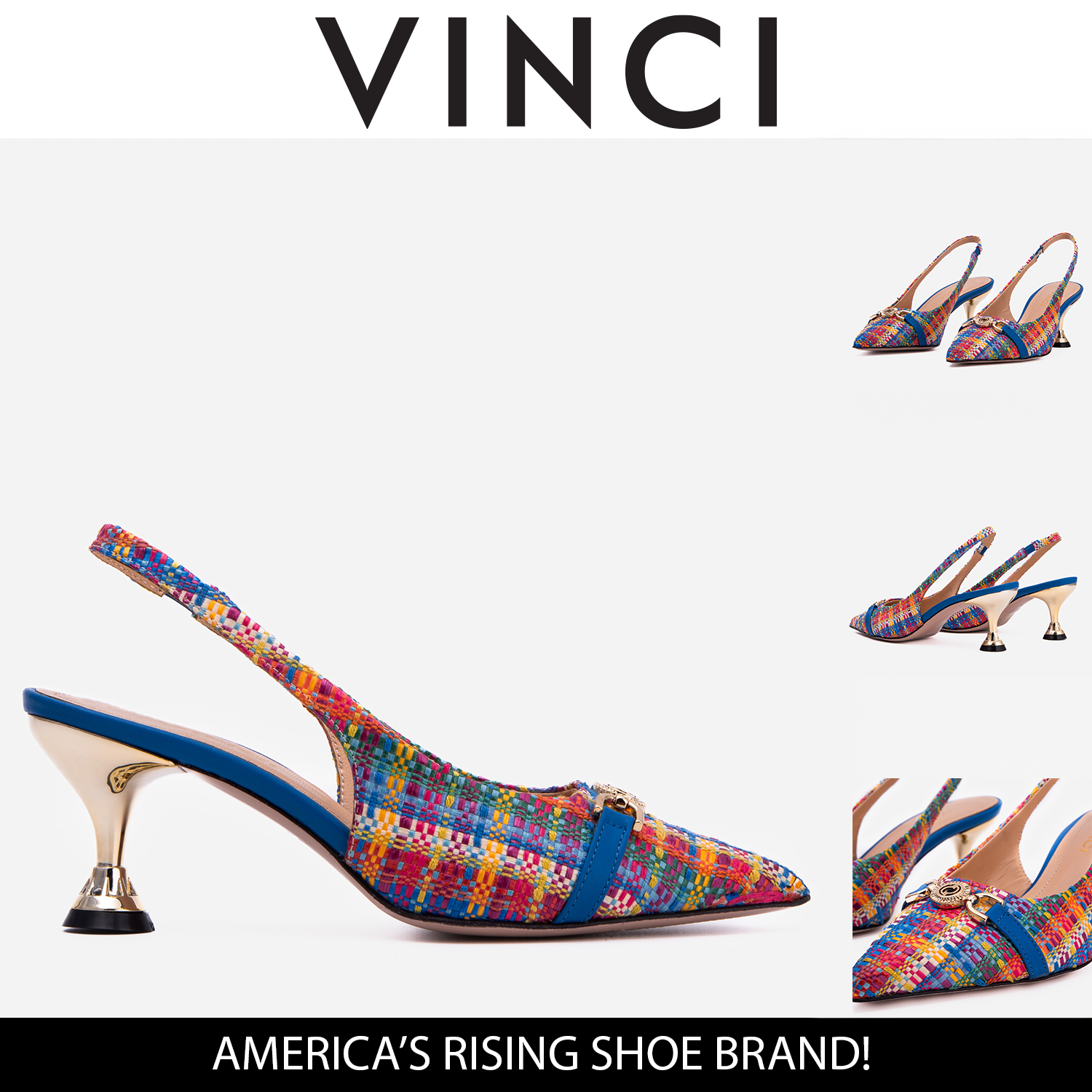 The Zoe Leather Slingback Sandal