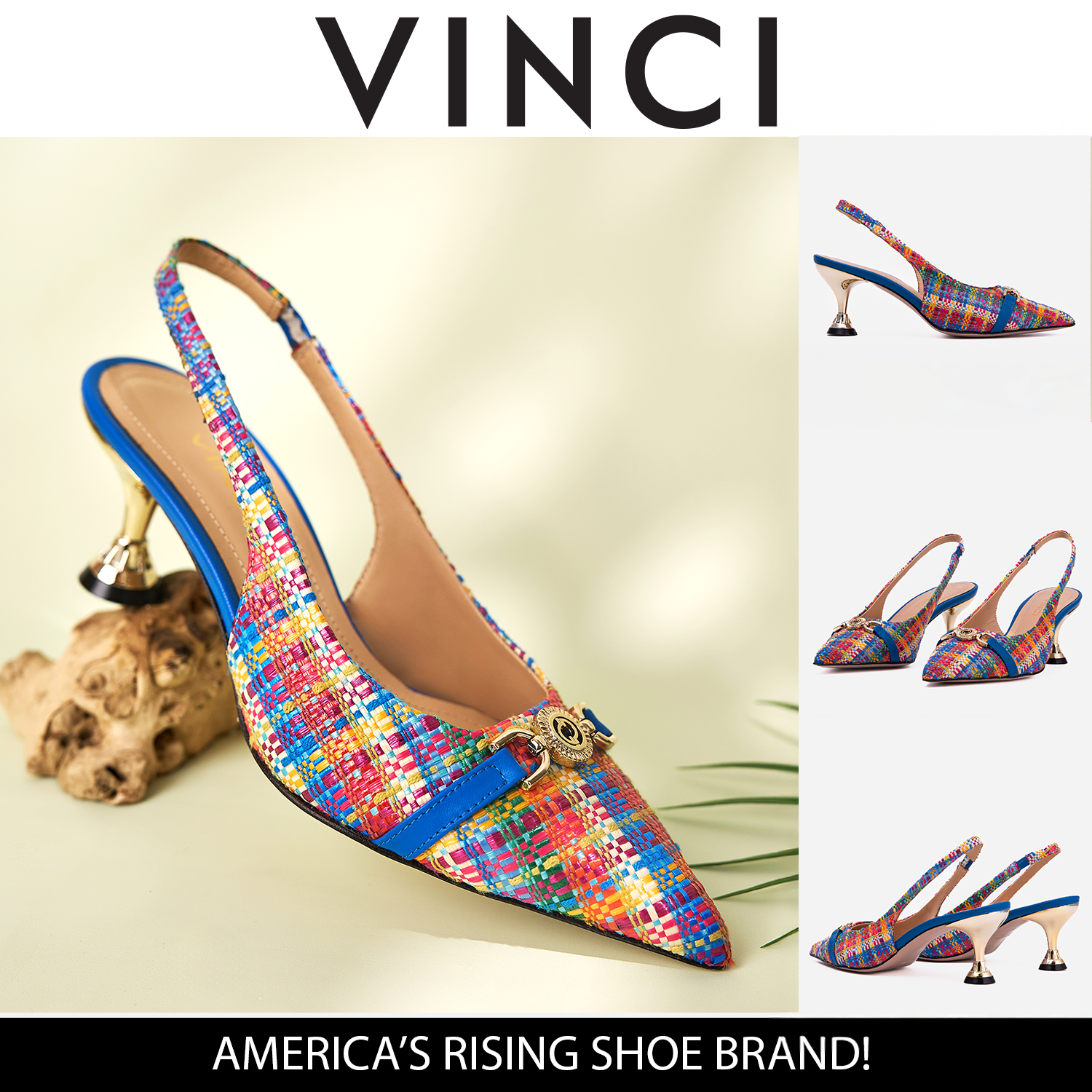 The Zoe Leather Slingback Sandal
