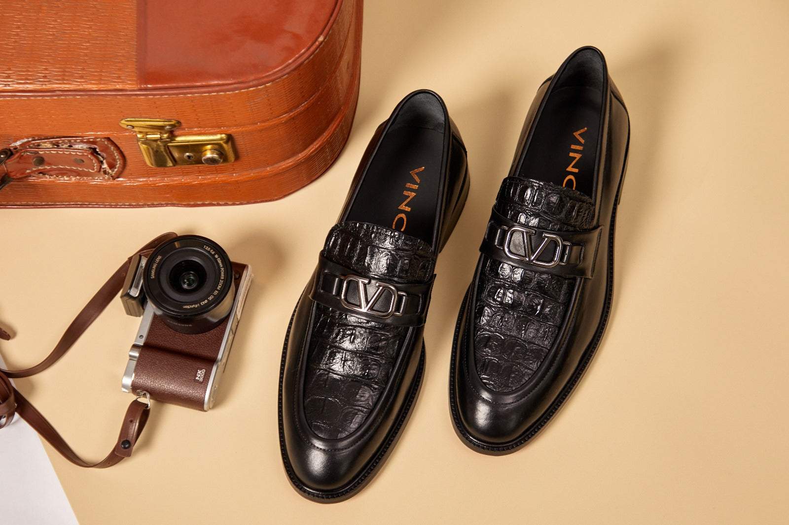 Amsterdam Black Bit Loafer Shoe