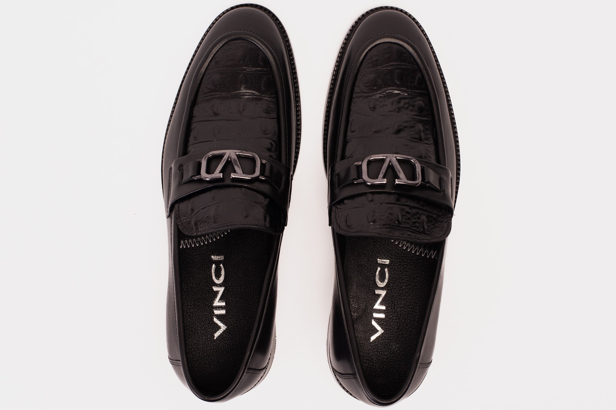 Amsterdam Black Bit Loafer Shoe