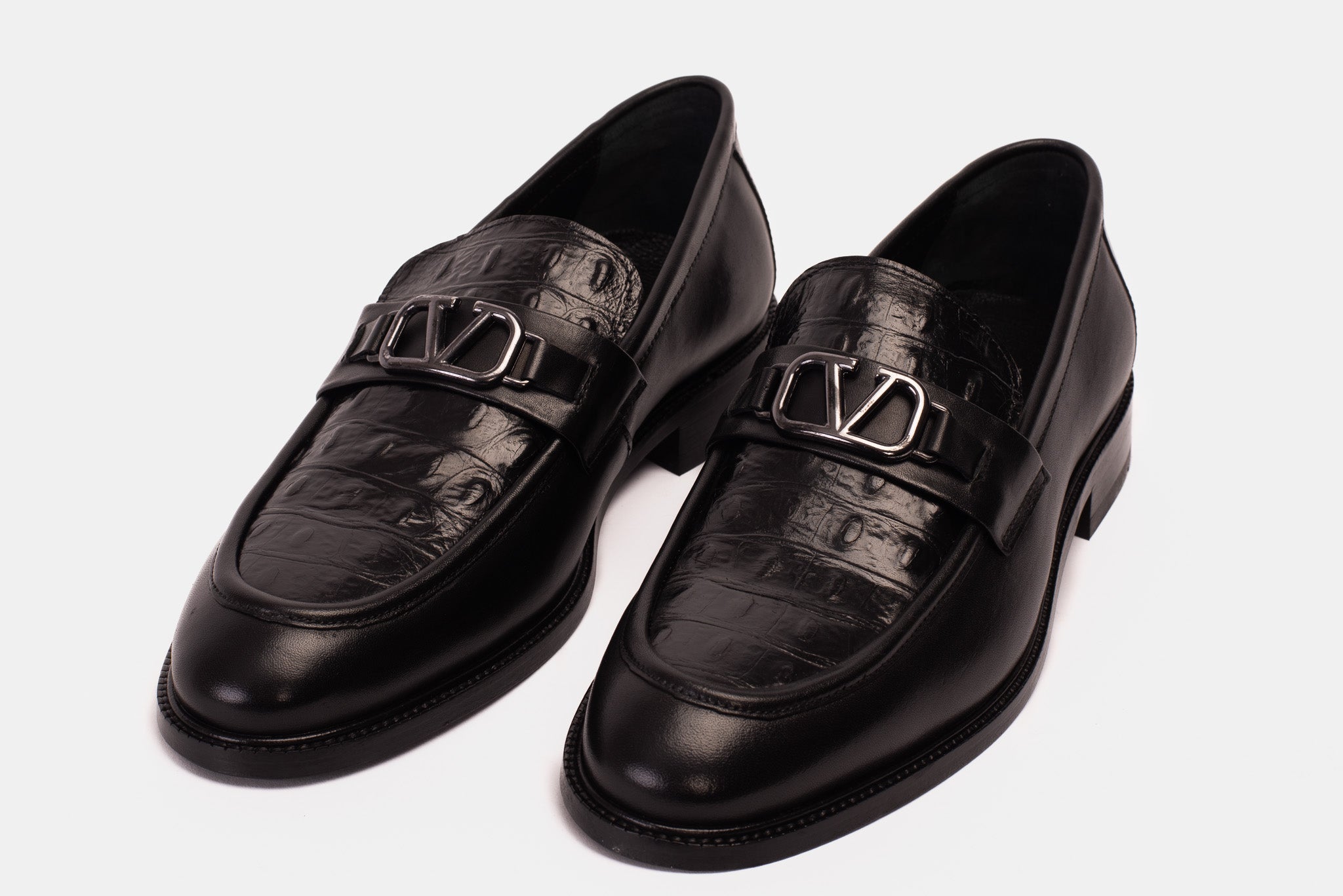 Amsterdam Black Bit Loafer Shoe
