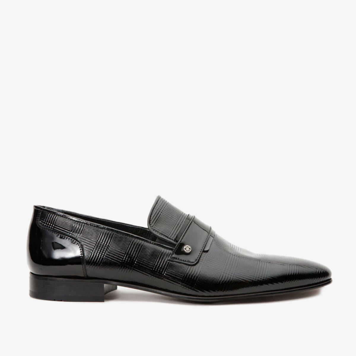 The Warsaw Shoe Black Leather Bit Loafer