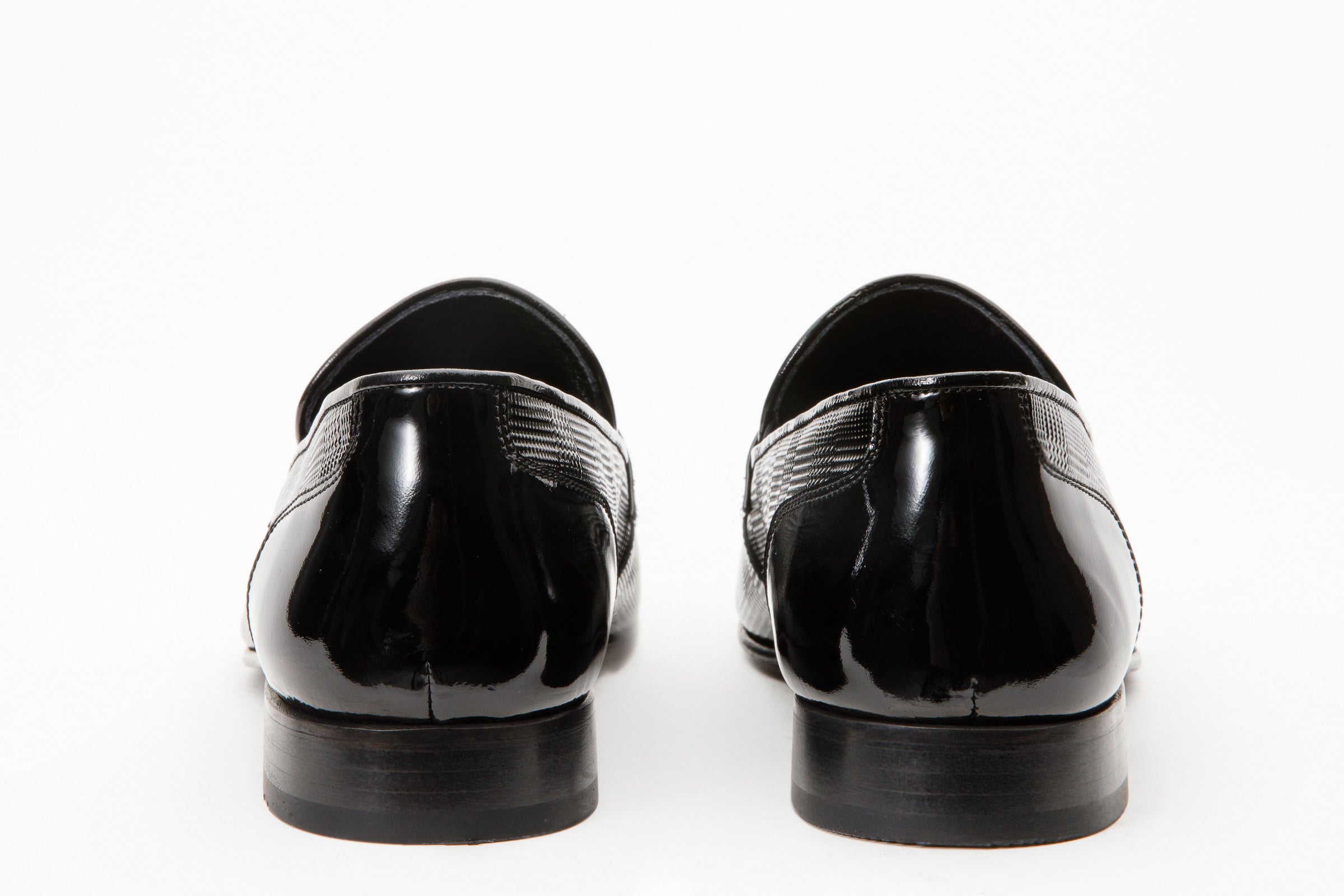 The Warsaw Shoe Black Leather Bit Loafer