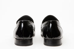 The Warsaw Shoe Black Leather Bit Loafer