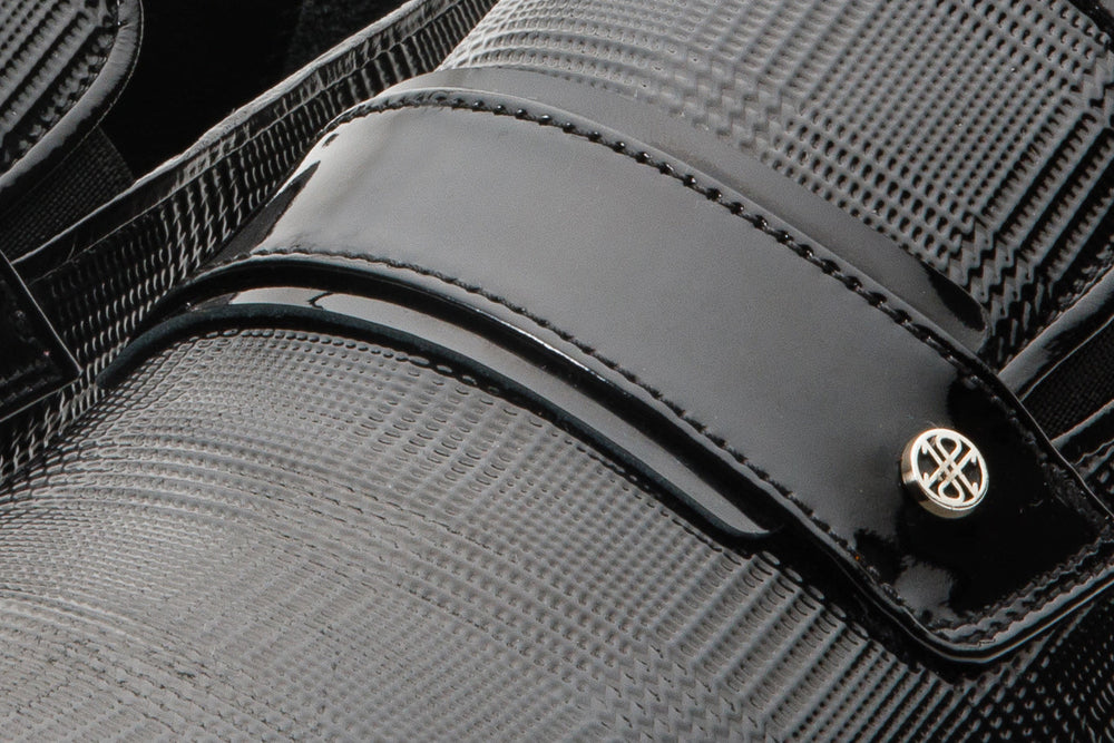 The Warsaw Shoe Black Leather Bit Loafer