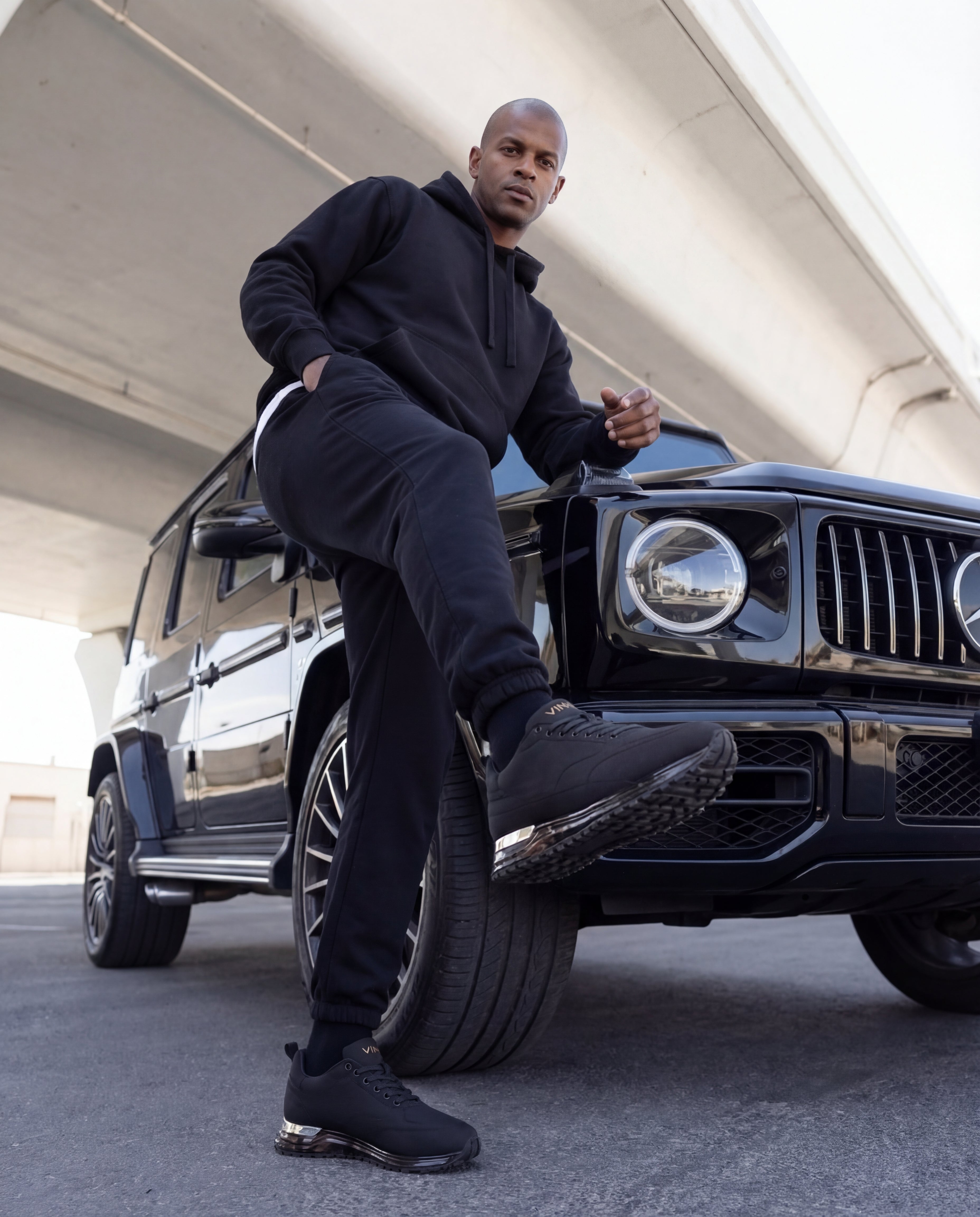 The Lexington Black Sneaker