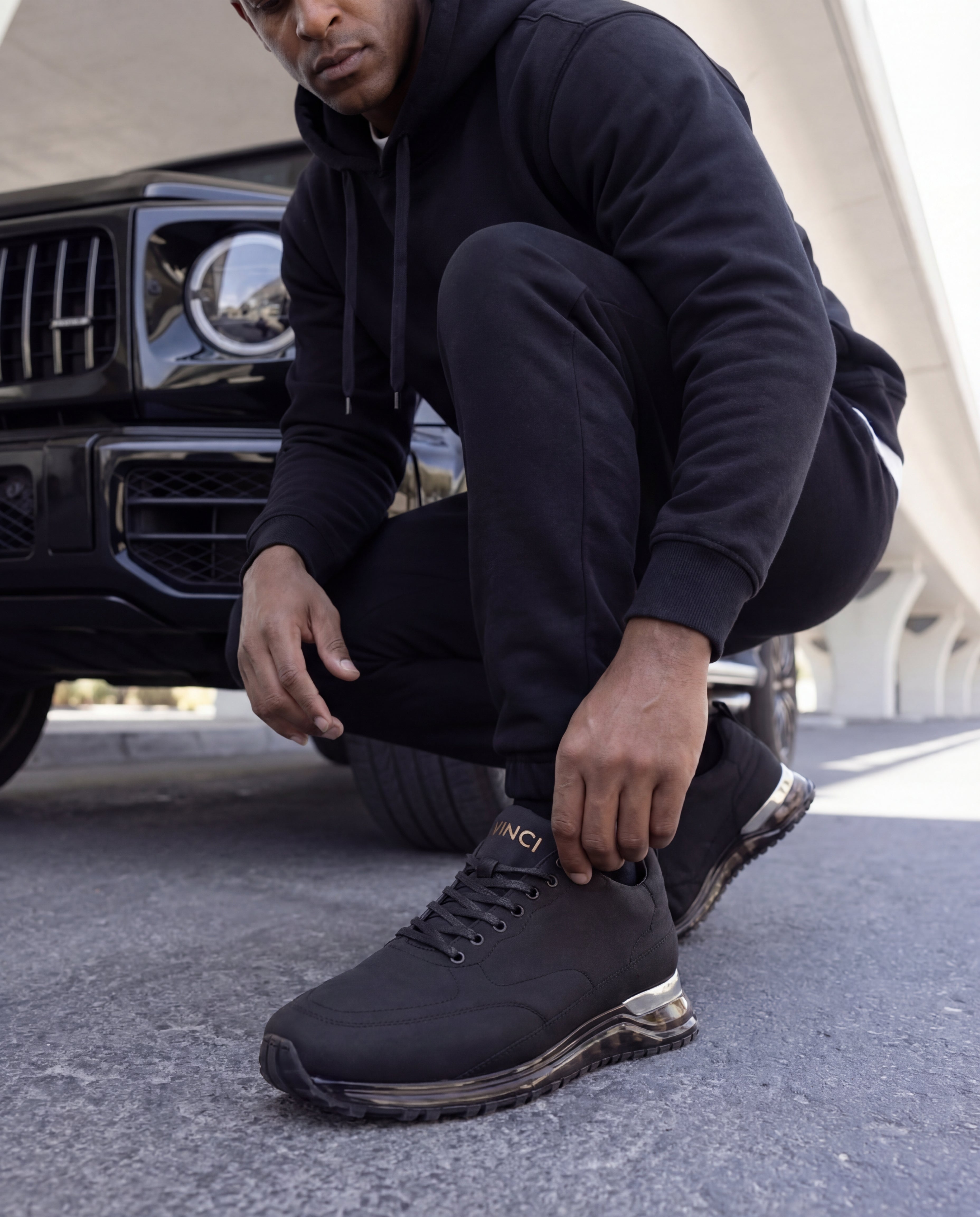 The Lexington Black Sneaker
