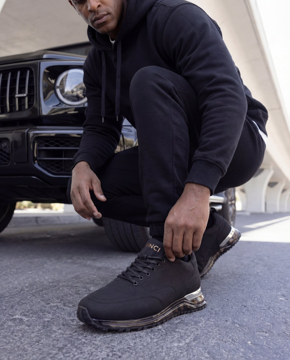 The Lexington Black Sneaker
