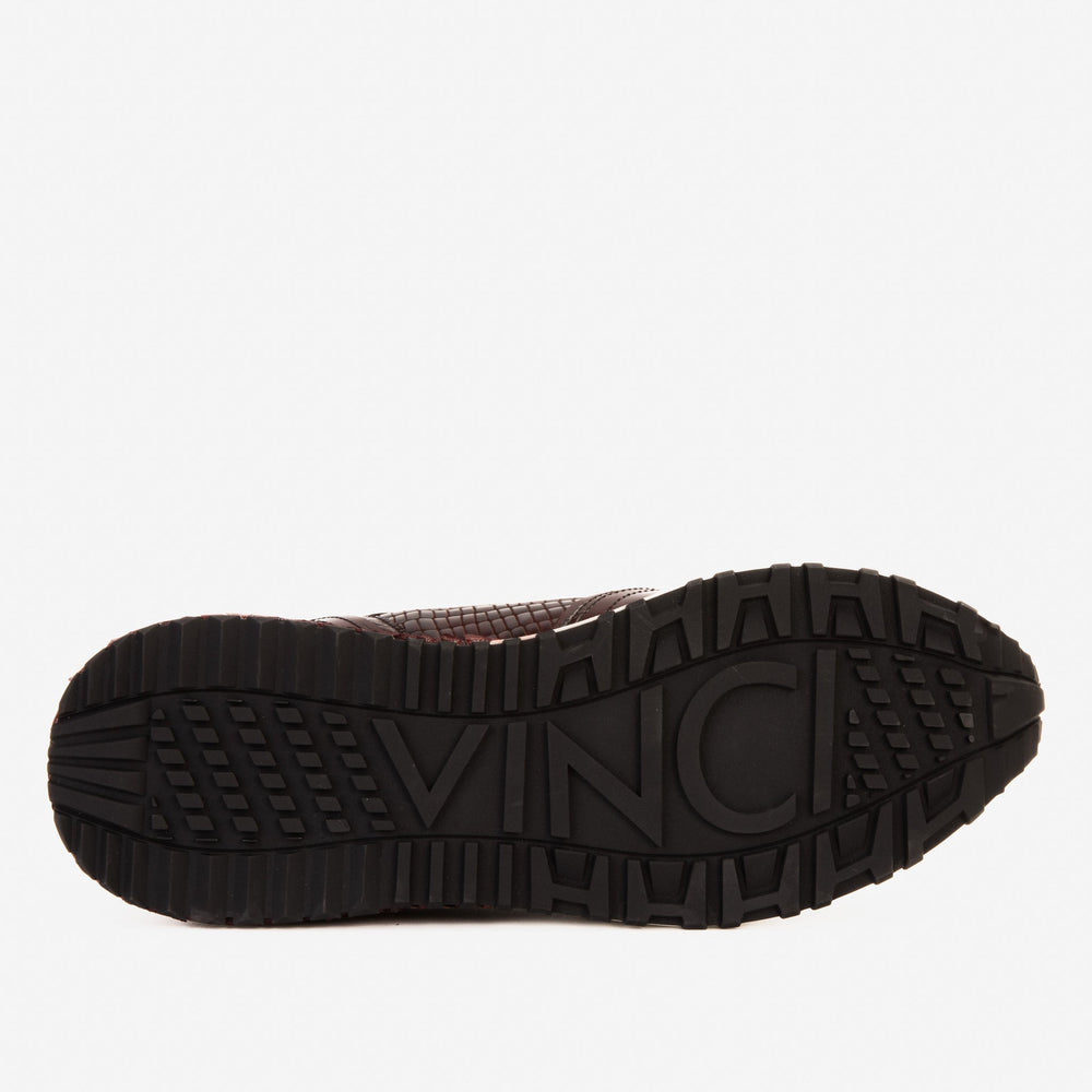 The Empire Burgundy Leather Sneaker