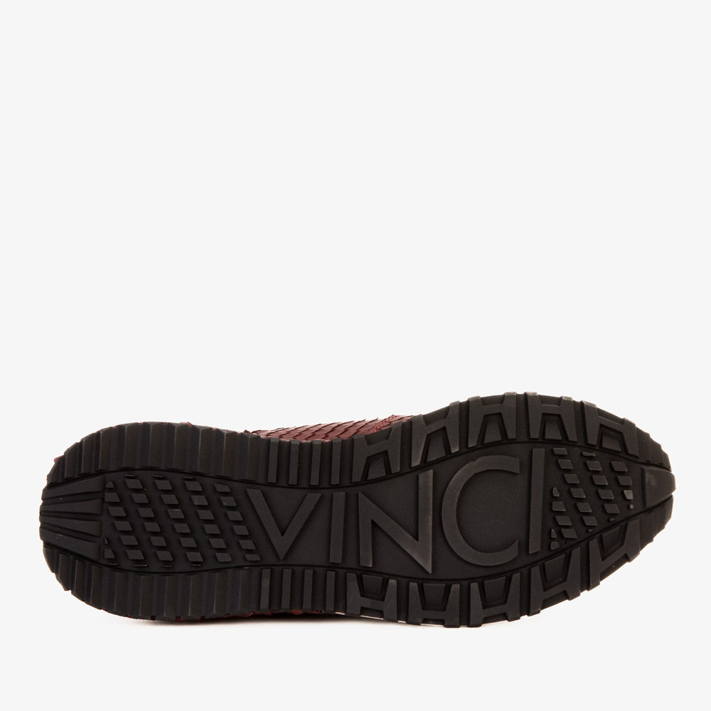 The Majesty Burgundy Leather Sneaker