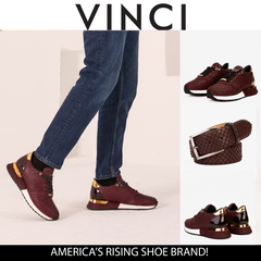 The Majesty Burgundy Leather Sneaker