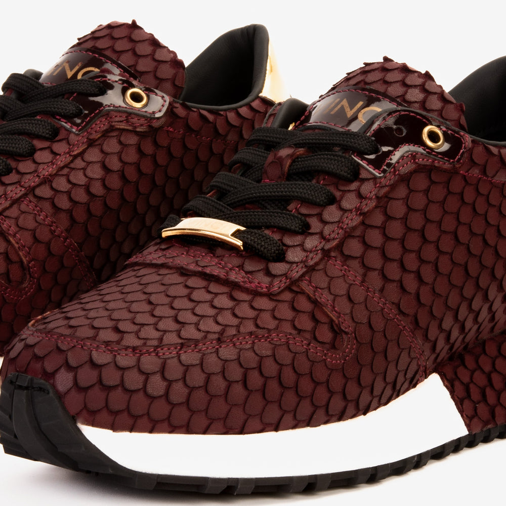 The Majesty Burgundy Leather Sneaker