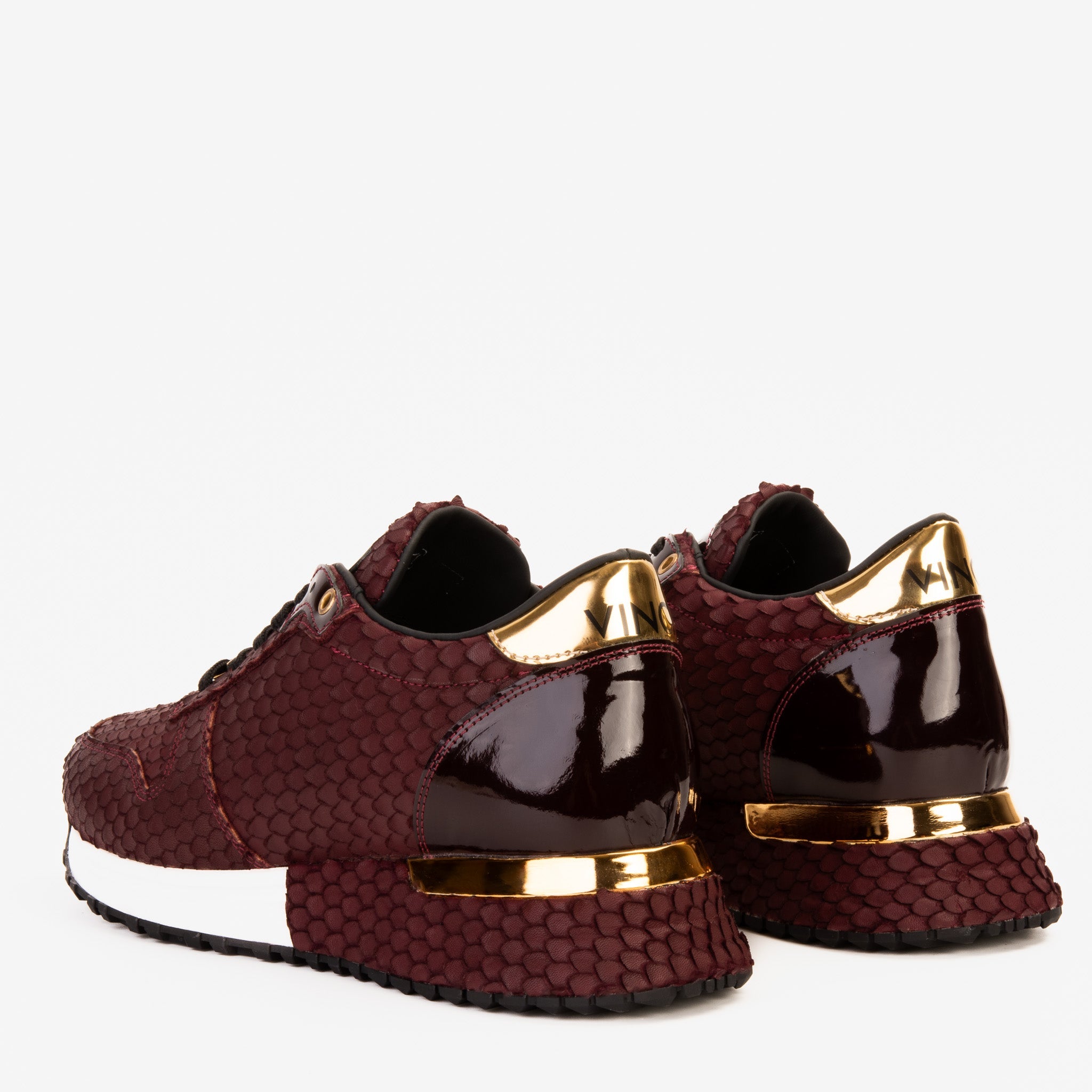 The Majesty Burgundy Leather Sneaker