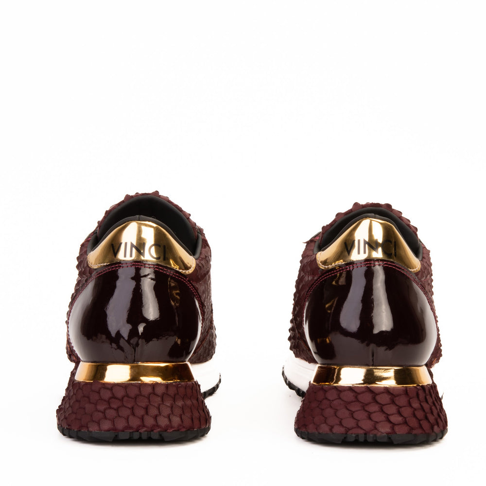 The Majesty Burgundy Leather Sneaker