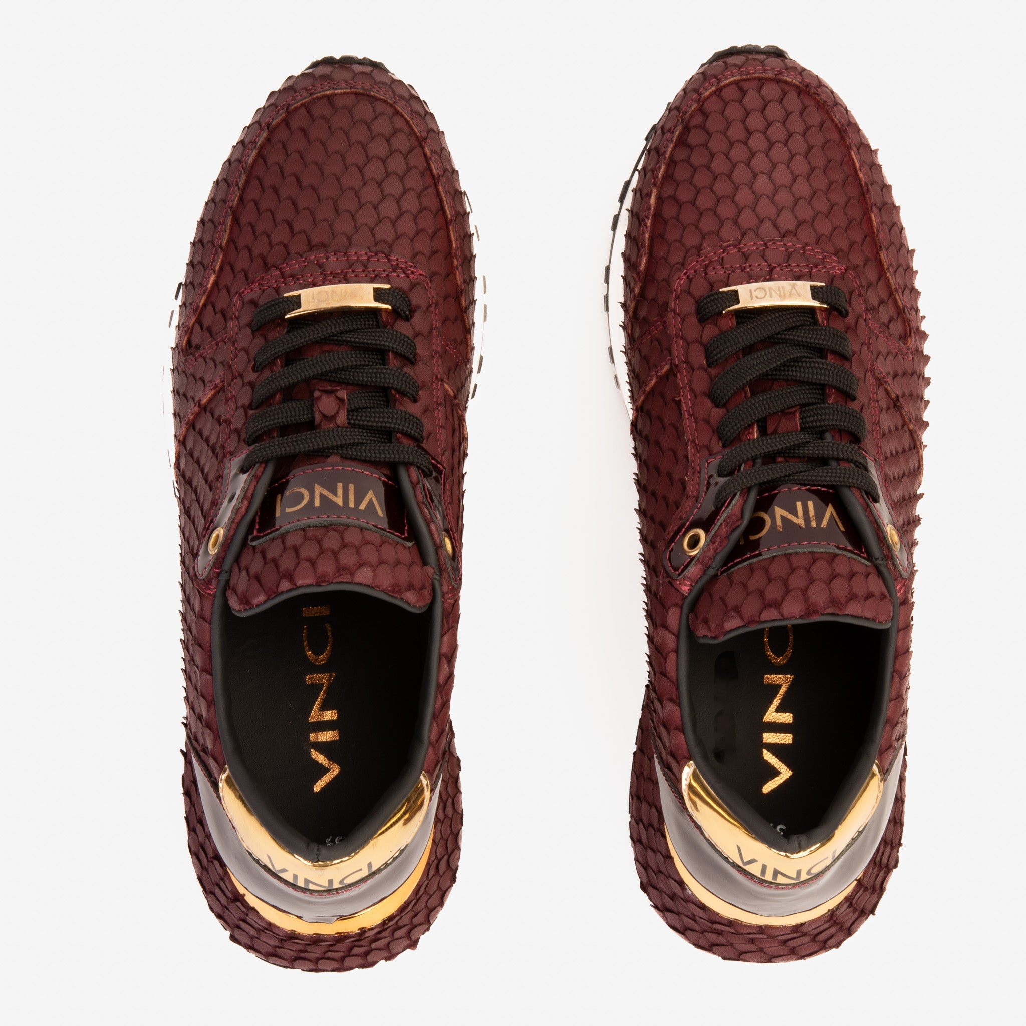 The Majesty Burgundy Leather Sneaker