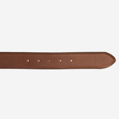 The Bogota Brown Calfskin Belt
