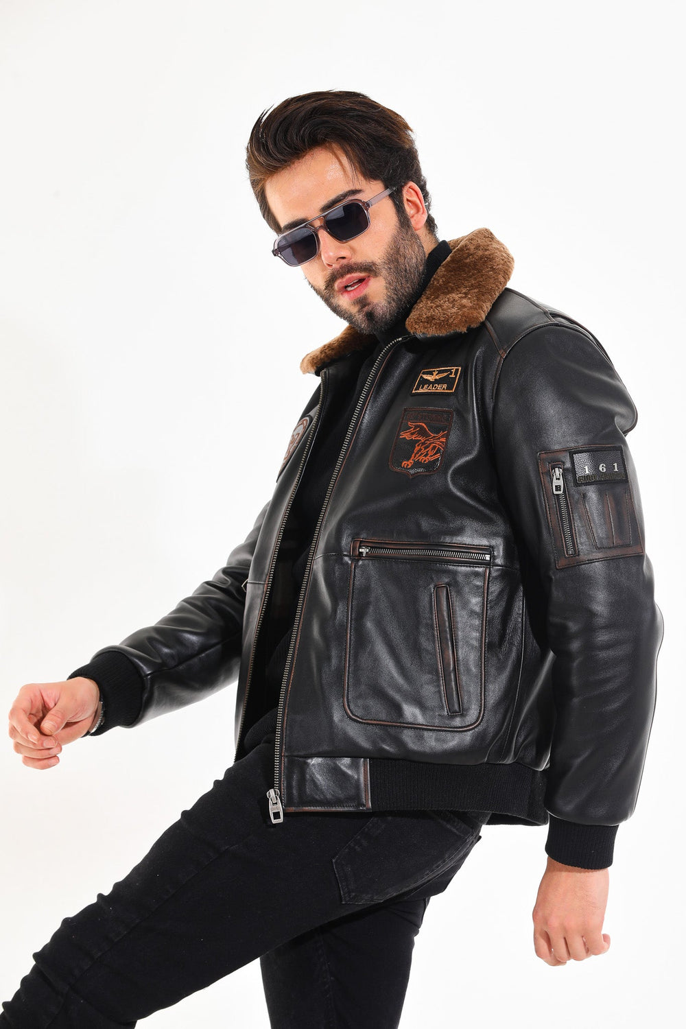 The Northway Vintage Black Lambskin Leather Jacket