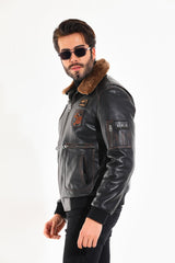The Northway Vintage Black Lambskin Leather Jacket