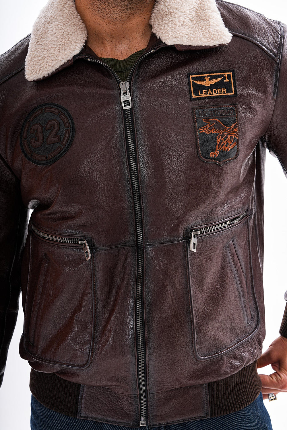 The Northway Brown Lambskin Leather Jacket