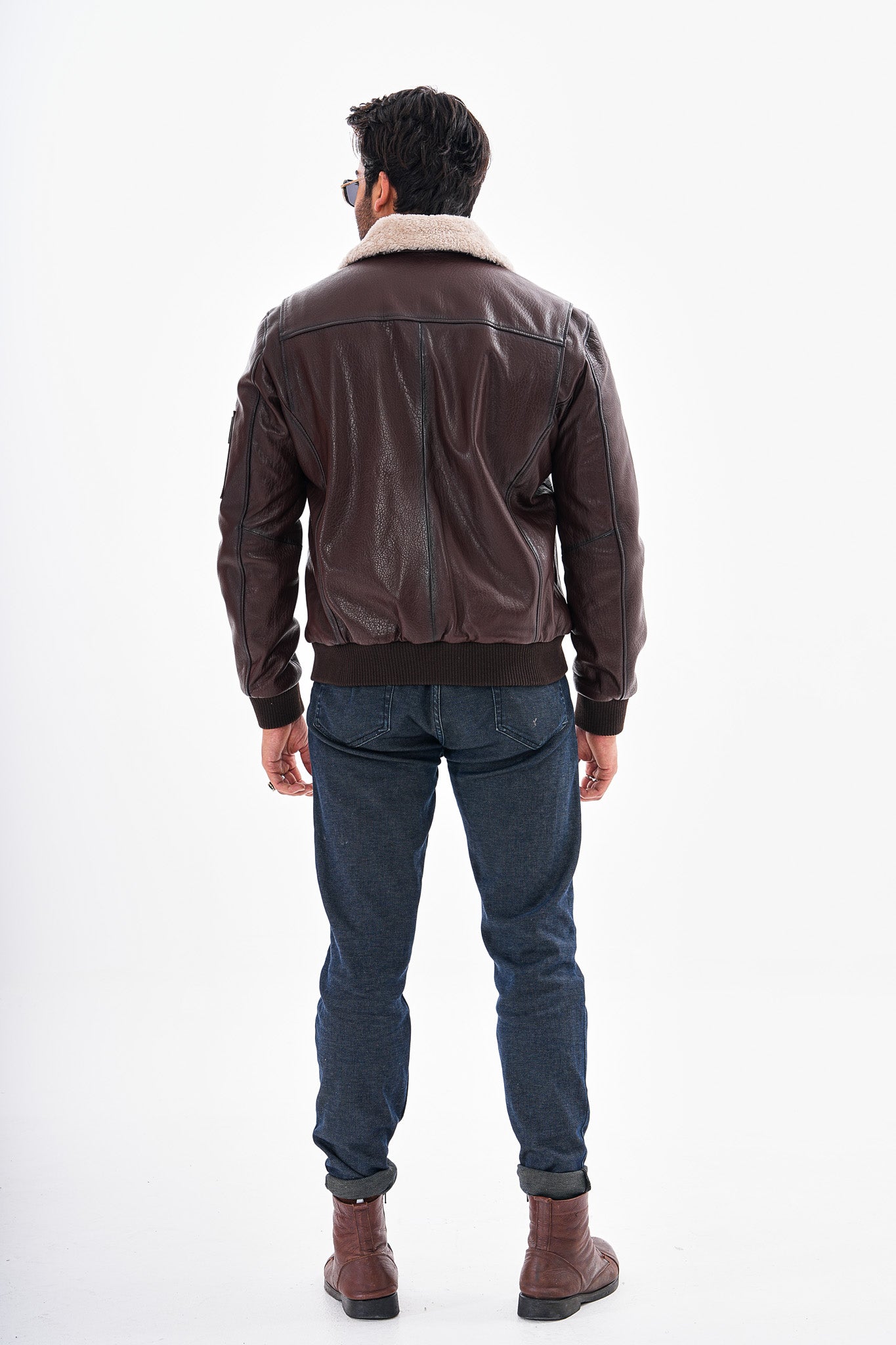 The Northway Brown Lambskin Leather Jacket