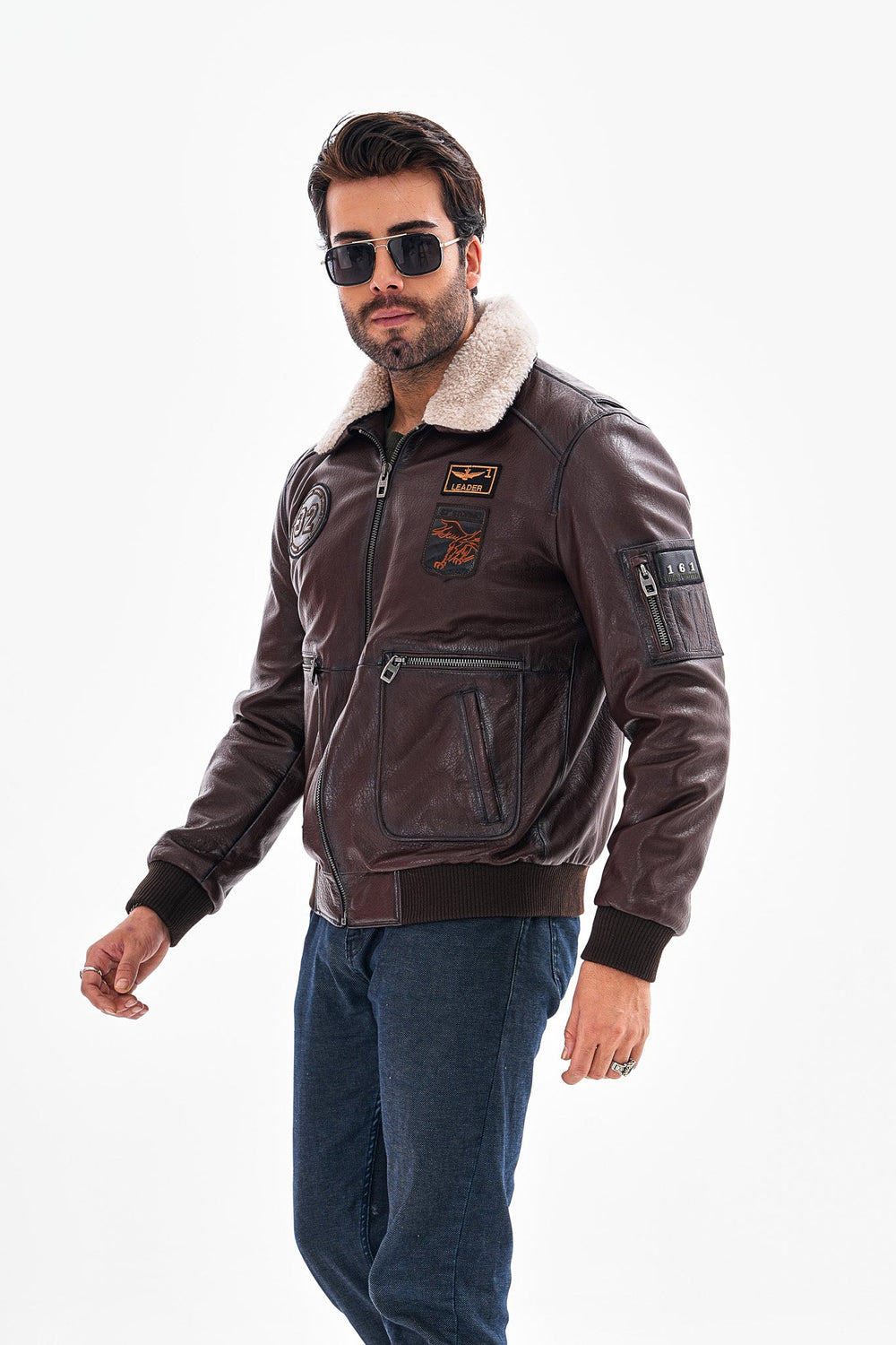 The Northway Brown Lambskin Leather Jacket