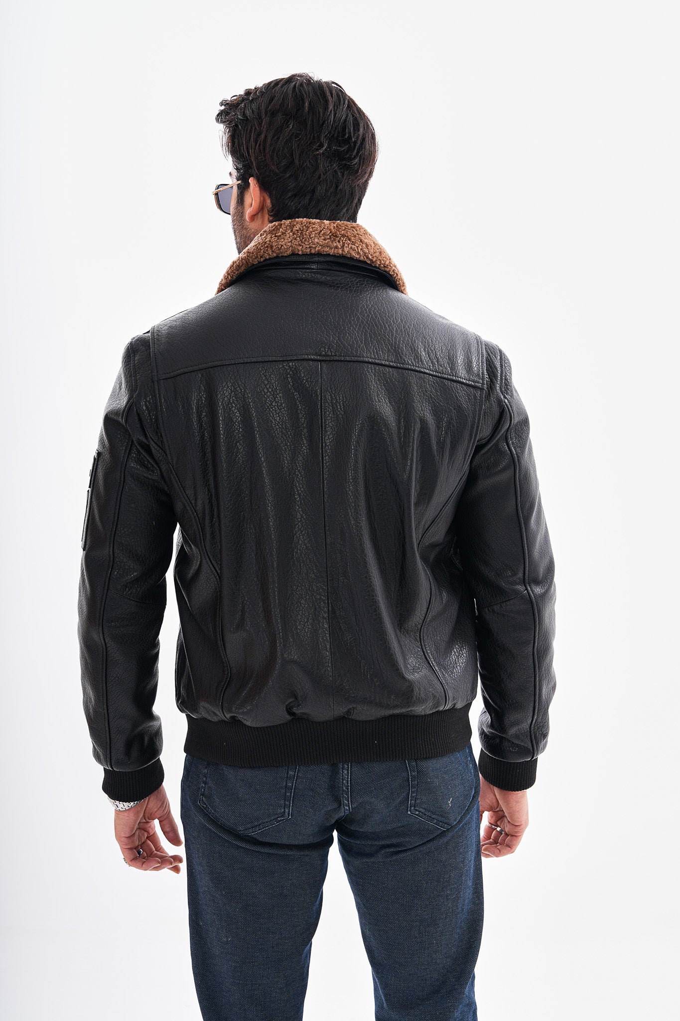 The Northway Black Lambskin Leather Jacket